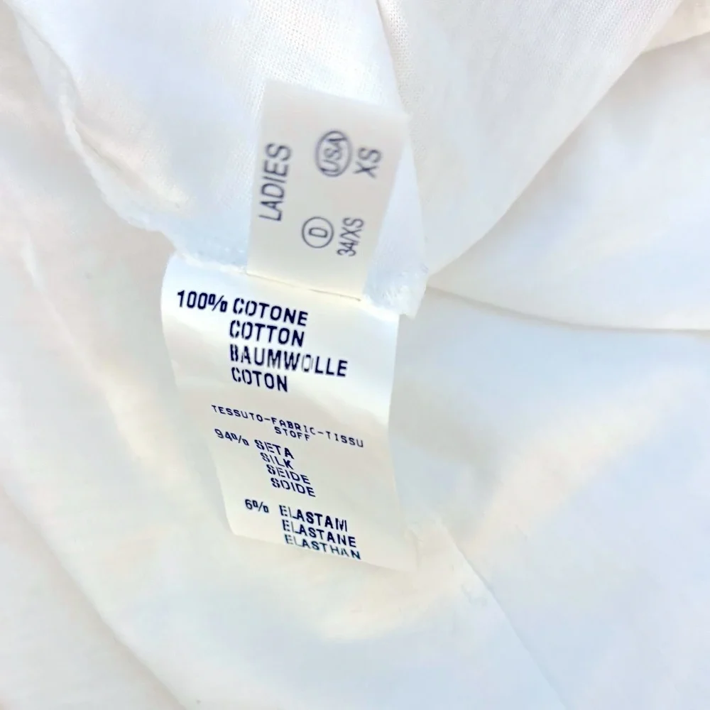 FABIANA FILIPPI Elegant White Cotton Knit Top - Picture 4 of 5